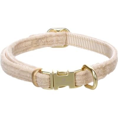Flamingo Dog Collar Saba Beige XS 20-35cm 10mm Flamingo Dog Collar Saba Beige XS 20-35cm 10mm