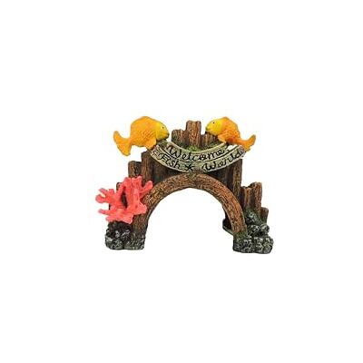 CLASSIC Arch with No Fishing Sign and Fish 185x110x135mm CLASSIC Arch with No Fishing Sign and Fish 185x110x135mm