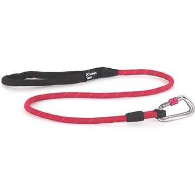 Mountain Paws Rope Karabiner Dog Lead Reflective Lead With Padded Neoprene Handle, 1.2 Metres Mountain Paws Rope Karabiner Dog Lead Reflective Lead With Padded Neoprene Handle, 1.2 Metres