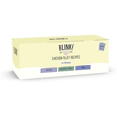 BLINK ! Wet Kitten Food Chicken Selection in Gravy 40x85g BLINK ! Wet Kitten Food Chicken Selection in Gravy 40x85g