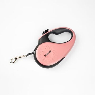 Julius-K9 Retractable Dog Lead, XS 3 m Tape, Black/Pink – anti-slip handle, ribbon leash, extandable, one handed brake, pause, lock, reflective ribbon, tangle free, heavy duty Julius-K9 Retractable Dog Lead, XS 3 m Tape, Black/Pink – anti-slip handle, ribbon leash, extandable, one handed brake, pause, lock, reflective ribbon, tangle free, heavy duty