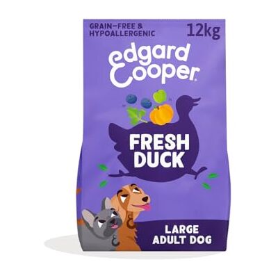 Edgard & Cooper Grain Free Dry Dog Food For Medium Breed Adult Dogs (7kg), Fresh Duck, Balanced Fibre For Gut Health, Hypoallergenic Recipe With Natural Ingredients, Never Meat Meal Edgard & Cooper Grain Free Dry Dog Food For Medium Breed Adult Dogs (7kg), Fresh Duck, Balanced Fibre For Gut Health, Hypoallergenic Recipe With Natural Ingredients, Never Meat Meal