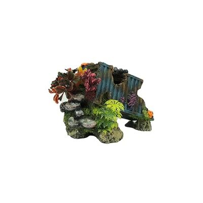 CLASSIC Container with Corals with plants 175x115x145mm CLASSIC Container with Corals with plants 175x115x145mm