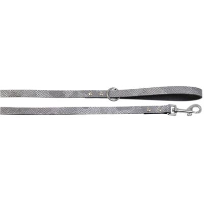 JACK AND VANILLA , Dog Lead, Monaco Model, SnakeSilver, Size 14 mm x 100 cm JACK AND VANILLA , Dog Lead, Monaco Model, SnakeSilver, Size 14 mm x 100 cm