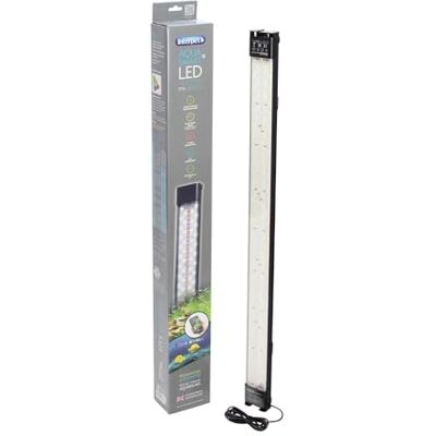Interpet Aqua Smart LED 27.5w, Adjustable 80-101cm, Aquarium Fish Tank Light, Bluetooth or Manual Control, Multi-Fit Options, for Freshwater & Saltwater Interpet Aqua Smart LED 27.5w, Adjustable 80-101cm, Aquarium Fish Tank Light, Bluetooth or Manual Control, Multi-Fit Options, for Freshwater & Saltwater