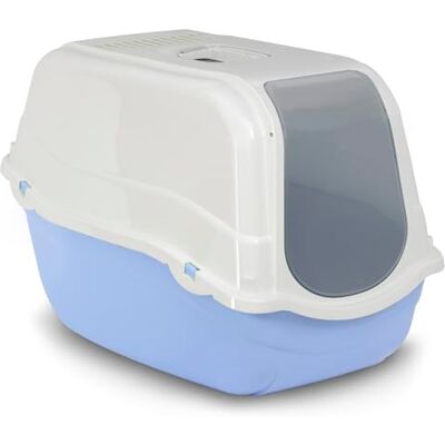 MP Bergamo Romeo Toilet with Filter Blue, Cat Litter Box, Medium, Blue MP Bergamo Romeo Toilet with Filter Blue, Cat Litter Box, Medium, Blue