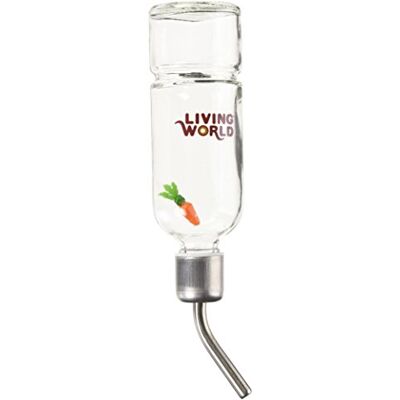 LIVING WORLD Eco Chew Proof Water Bottle, 177 ml, 6 oz LIVING WORLD Eco Chew Proof Water Bottle, 177 ml, 6 oz