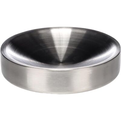 Flamingo FEEDING DISH MUSCAT ROUND SILVER 12,5x3CM 110ML Flamingo FEEDING DISH MUSCAT ROUND SILVER 12,5x3CM 110ML