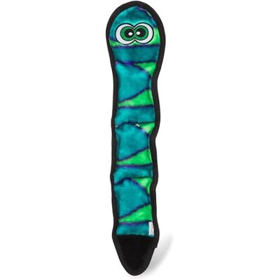 Outward Hound Invincibles Blue Snake Plush Dog Toy, Large Outward Hound Invincibles Blue Snake Plush Dog Toy, Large