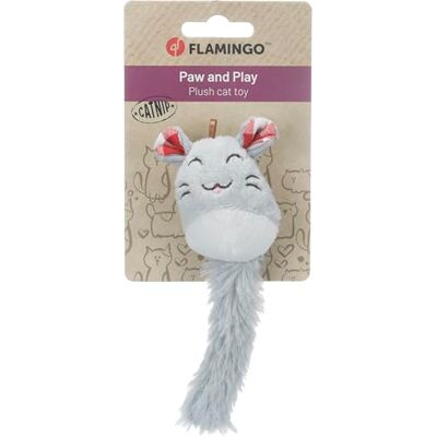 Flamingo TOY OKA CAT GREY 6,5x3,6x16,5CM Flamingo TOY OKA CAT GREY 6,5x3,6x16,5CM