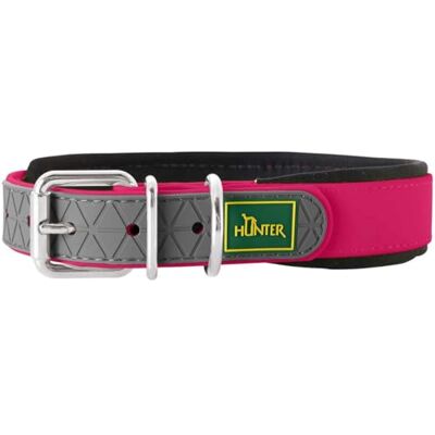 HUNTER Convenience Comfort Dog Collar Plastic Material Neoprene 65 L-XL Raspberry HUNTER Convenience Comfort Dog Collar Plastic Material Neoprene 65 L-XL Raspberry