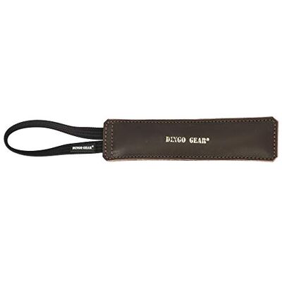 DINGO GEAR WWW.DINGOGEAR.COM 1977 DINGO GEAR Dog Bite Tug Handmade of Brown Leather S00235 DINGO GEAR WWW.DINGOGEAR.COM 1977 DINGO GEAR Dog Bite Tug Handmade of Brown Leather S00235