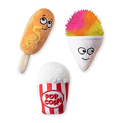 Fringe Studio Plush Dog Toy Set, FAIR Foods, 3 Piece Set, for Small Dogs (289505) Fringe Studio Plush Dog Toy Set, FAIR Foods, 3 Piece Set, for Small Dogs (289505)