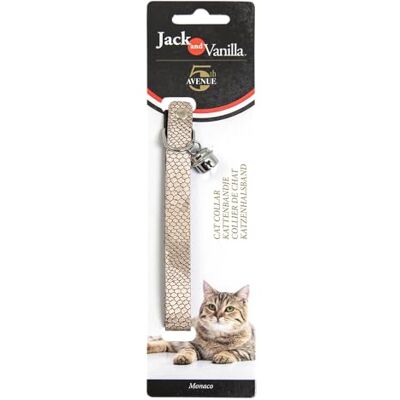 JACK AND VANILLA , Cat Collar Snake Pink, Modern and Elegant Design, Adjustable, Lightweight, Reinforced Safety, Comfortable, 30 cm Long, 14 mm Wide, Pink, Monaco Model JACK AND VANILLA , Cat Collar Snake Pink, Modern and Elegant Design, Adjustable, Lightweight, Reinforced Safety, Comfortable, 30 cm Long, 14 mm Wide, Pink, Monaco Model