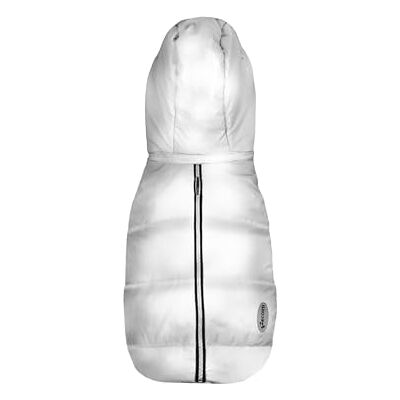 RECORD Dog Coat - Waterproof with Hood - Silver RECORD Dog Coat - Waterproof with Hood - Silver