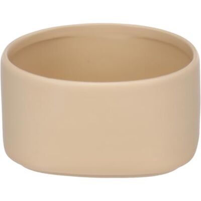 Flamingo FEEDING AND DRINKING BOWL ZARA BEIGE 15x7CM 1000ML Flamingo FEEDING AND DRINKING BOWL ZARA BEIGE 15x7CM 1000ML
