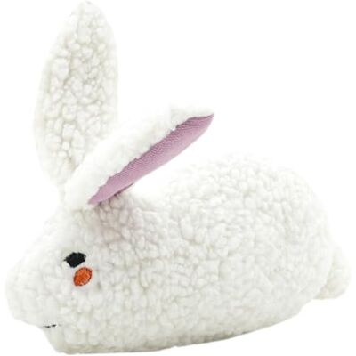 JACK AND VANILLA , Interactive Dog Toy Rabbit S-Shape, Realistic and Colourful Design, Durable and Easy to Clean, Ideal for Small and Medium Breeds, 21 cm, Barnyard Model JACK AND VANILLA , Interactive Dog Toy Rabbit S-Shape, Realistic and Colourful Design, Durable and Easy to Clean, Ideal for Small and Medium Breeds, 21 cm, Barnyard Model