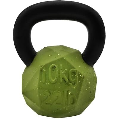 Arlee Home Fashions Max Fusion Kettle Bell Dog Toy, Treat Release & Sensory Stimulation, Durable Natural Rubber Made with Nike Grind, Nylon Handle, for Dogs up to 20 lbs (Small, Green) Arlee Home Fashions Max Fusion Kettle Bell Dog Toy, Treat Release & Sensory Stimulation, Durable Natural Rubber Made with Nike Grind, Nylon Handle, for Dogs up to 20 lbs (Small, Green)