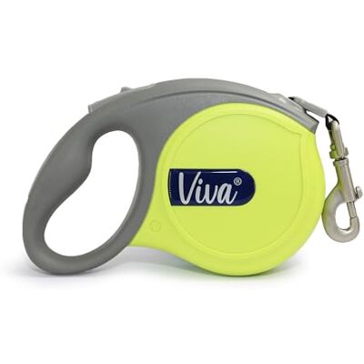 Ancol Viva Retractable Dog Lead in Lime Comfortable Grip Sturdy Pet Training Accessory Puppy Walking Leash 5m Large Ancol Viva Retractable Dog Lead in Lime Comfortable Grip Sturdy Pet Training Accessory Puppy Walking Leash 5m Large