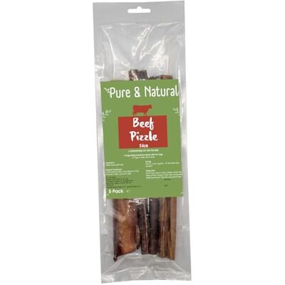 Pure Bull Pizzle Sticks for Dogs, 24cm (Pack of 5) Natural Dog Chews & Bully Sticks, Hypoallergenic & Low-Fat Dog Treat Pure Bull Pizzle Sticks for Dogs, 24cm (Pack of 5) Natural Dog Chews & Bully Sticks, Hypoallergenic & Low-Fat Dog Treat