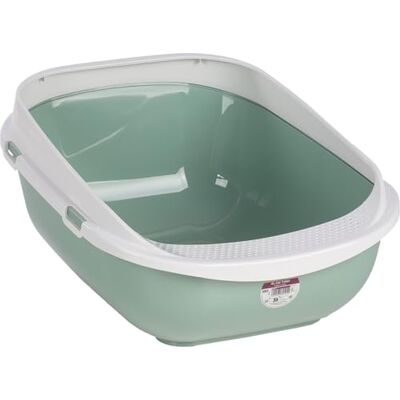 Flamingo CAT LITTER BOX GARFY GREEN XL 48x65x29,5CM Flamingo CAT LITTER BOX GARFY GREEN XL 48x65x29,5CM