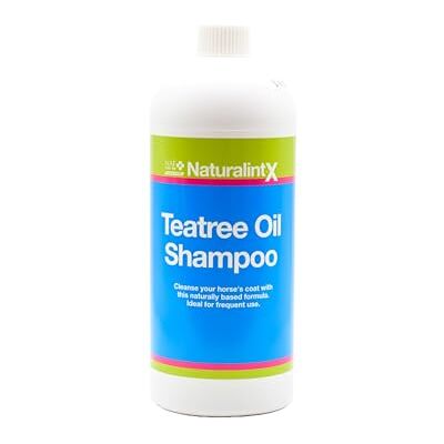 NAF NaturalintX Teatree Oil Shampoo 1L – Antibacterial Horse Shampoo for Sensitive Skin – Gently Cleanses, Soothes & Supports Coat Health – Daily Grooming Wash NAF NaturalintX Teatree Oil Shampoo 1L – Antibacterial Horse Shampoo for Sensitive Skin – Gently Cleanses, Soothes & Supports Coat Health – Daily Grooming Wash