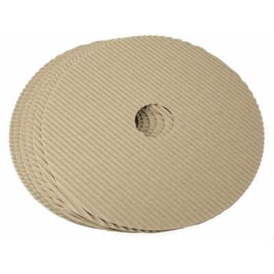 Brinsea Corrugated Cardboard Hatching Mat for Maxi Egg Incubators, Textured Disposable Hatch Floor Covering to Improve Chick Surface Grip, Easier Cleaning, Pack of 6 Mats Brinsea Corrugated Cardboard Hatching Mat for Maxi Egg Incubators, Textured Disposable Hatch Floor Covering to Improve Chick Surface Grip, Easier Cleaning, Pack of 6 Mats