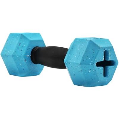 Arlee Home Fashions Nike Max Fusion Dumbbell Dog Chew Toy – Hi-Visibility Interactive Treat Dispenser, Tough Natural Rubber for Medium Breeds, Made with Nike Grind, Blue, Medium Arlee Home Fashions Nike Max Fusion Dumbbell Dog Chew Toy – Hi-Visibility Interactive Treat Dispenser, Tough Natural Rubber for Medium Breeds, Made with Nike Grind, Blue, Medium