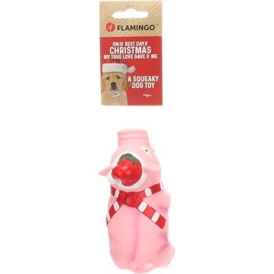 Flamingo CHRISTMAS TOY ISHAAN PIG PINK 6x14x9CM Flamingo CHRISTMAS TOY ISHAAN PIG PINK 6x14x9CM