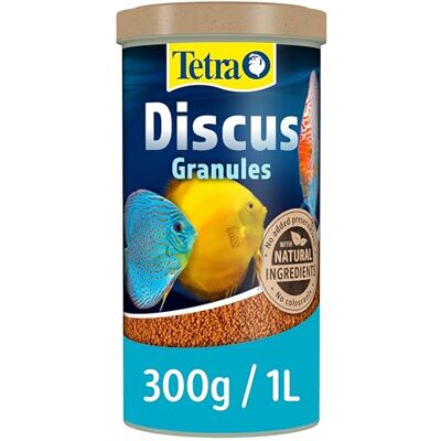 Tetra Discus Fish Food, Complete Food for Mid-Water and Bottom-Feeding Fish, 1 Litre Tetra Discus Fish Food, Complete Food for Mid-Water and Bottom-Feeding Fish, 1 Litre