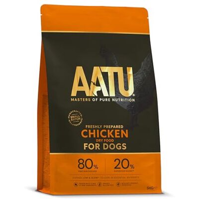 AATU 85/15 Complete Dry Adult Dog Food Chicken 5kg (Pack of 1) Dry Food Alternative to Raw Feeding, High Protein. No Nasties, No Fillers AATU 85/15 Complete Dry Adult Dog Food Chicken 5kg (Pack of 1) Dry Food Alternative to Raw Feeding, High Protein. No Nasties, No Fillers
