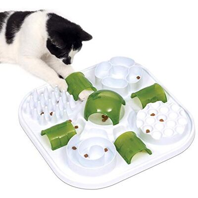 Catit Play Cat Treat Puzzle, Interactive Cat Toy, 43010, White Catit Play Cat Treat Puzzle, Interactive Cat Toy, 43010, White