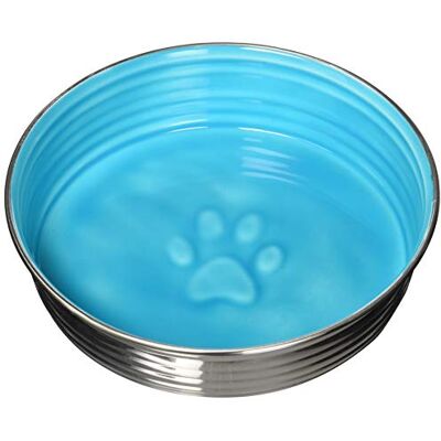 Loving Pets Le Bol Dog Bowl Seine Blue - Large - 1.4L Loving Pets Le Bol Dog Bowl Seine Blue - Large - 1.4L