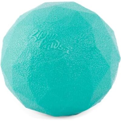 ZippyPaws ZippyTuff Waggle Ball Dog Ball That Makes a Funny Noise When Rolled for Indoor and Outdoor Engaging and Interactive Play, Durable and Tough Dog Toy, Turquoise ZippyPaws ZippyTuff Waggle Ball Dog Ball That Makes a Funny Noise When Rolled for Indoor and Outdoor Engaging and Interactive Play, Durable and Tough Dog Toy, Turquoise