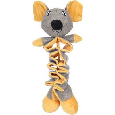 Flamingo TOY PUPPY FOLSY MOUSE GREY/OCHRE 18x10x34CM Flamingo TOY PUPPY FOLSY MOUSE GREY/OCHRE 18x10x34CM