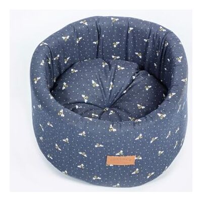 Danish Design Pet Products FatFace Spotty Bees Cat Cosy Bed by Danish Design, 39 cm High-sided cotton cat hideaway with removable mattress; approx. 38 x 38 x 22 cm. Danish Design Pet Products FatFace Spotty Bees Cat Cosy Bed by Danish Design, 39 cm High-sided cotton cat hideaway with removable mattress; approx. 38 x 38 x 22 cm.