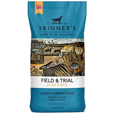 Skinners Skinner’s Field & Trial Duck & Rice – Complete Dry Adult Dog Food, Sensitive, Hypoallergenic, For Active Dogs, 15kg Skinners Skinner’s Field & Trial Duck & Rice – Complete Dry Adult Dog Food, Sensitive, Hypoallergenic, For Active Dogs, 15kg