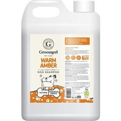 Groomers - Warm Amber - Vegan - Puppies - Dog Shampoo Groomers - Warm Amber - Vegan - Puppies - Dog Shampoo