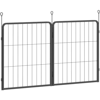 PawHut Dog Pen 60cm High with Expansion Pack PawHut Dog Pen 60cm High with Expansion Pack