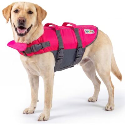 Outward Hound Granby Splash Pink Dog Life Jacket, Large Outward Hound Granby Splash Pink Dog Life Jacket, Large