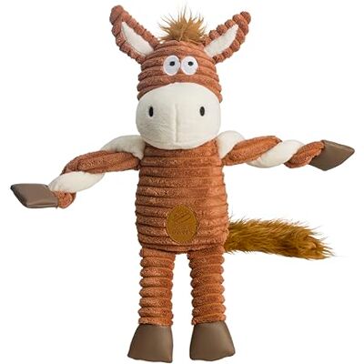 House of Paws Horse Jumbo Cord Dog Toy Soft Plush with Squeaker House of Paws Horse Jumbo Cord Dog Toy Soft Plush with Squeaker