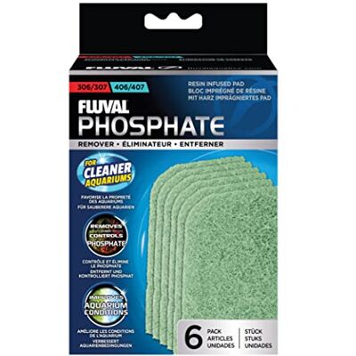 Fluval 306/7 and 406/7 Filter Phosphate Remover Pad,White Fluval 306/7 and 406/7 Filter Phosphate Remover Pad,White