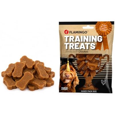 Flamingo TRAINING SNACK CHICKEN BONES 100G Flamingo TRAINING SNACK CHICKEN BONES 100G