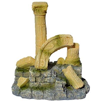 Supa Single Column Ruin Aquarium/Fish Tank Ornament Realistic Detail Approx. 7cm(L) x 11cm(W) x 12cm(H) Supa Single Column Ruin Aquarium/Fish Tank Ornament Realistic Detail Approx. 7cm(L) x 11cm(W) x 12cm(H)