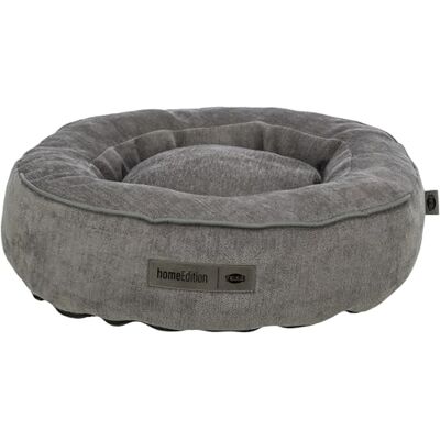 TRIXIE Dog Bed Vital Lennox Chenille, Round, Orthopedic Dog Pillow In Grey, Ø50Cm, Comfortable Dog Bed With Viscoelastic Memory Foam 371320 TRIXIE Dog Bed Vital Lennox Chenille, Round, Orthopedic Dog Pillow In Grey, Ø50Cm, Comfortable Dog Bed With Viscoelastic Memory Foam 371320
