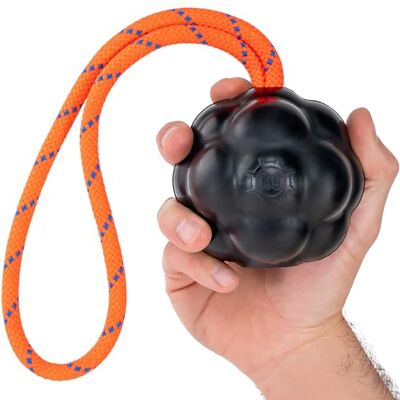 Monster Cable K9 XL Dog Ball Lifetime Replacement Medium & Large Breeds Aggressive Chewers Chew, Tug, & Fetch Dog Toy Made in USA Reward Ball 4.5 Monster Cable K9 XL Dog Ball Lifetime Replacement Medium & Large Breeds Aggressive Chewers Chew, Tug, & Fetch Dog Toy Made in USA Reward Ball 4.5