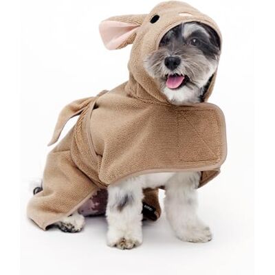 Barkbox Dog Bathrobe Towel Lightweight, Super Cute, Quick Drying Rabbit (Small) Barkbox Dog Bathrobe Towel Lightweight, Super Cute, Quick Drying Rabbit (Small)
