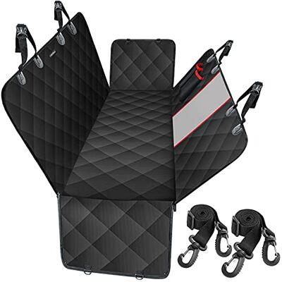 Favoto Dog Car Seat Cover Back Seat Protector for Pets Waterproof Scratch Proof Washable with Visible Mesh Window Universal Size Nonslip Hammock for SUV, Sedan, Hatchback Favoto Dog Car Seat Cover Back Seat Protector for Pets Waterproof Scratch Proof Washable with Visible Mesh Window Universal Size Nonslip Hammock for SUV, Sedan, Hatchback
