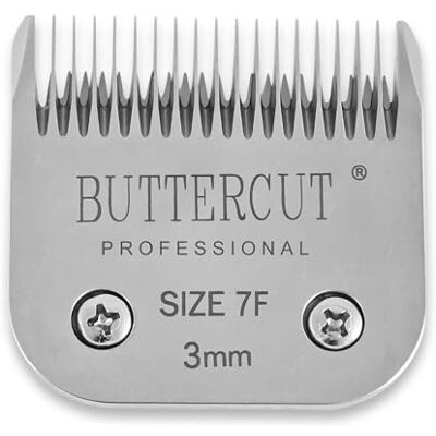 Geib Buttercut Stainless Steel Dog Clipper Blade, Size-7F, 1/8-Inch Cut Length Geib Buttercut Stainless Steel Dog Clipper Blade, Size-7F, 1/8-Inch Cut Length