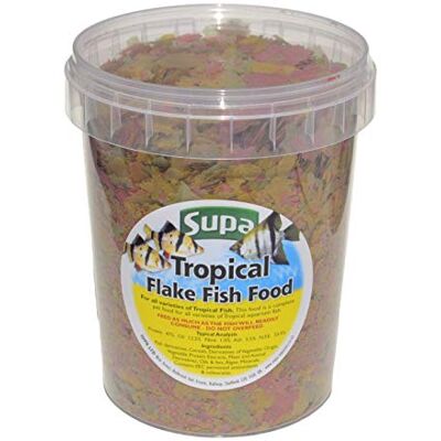 Supa - Tropical Flake - 1 Litre - Fish Food Supa - Tropical Flake - 1 Litre - Fish Food